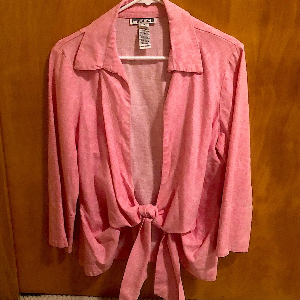 Mishca Pink Tie Jacket